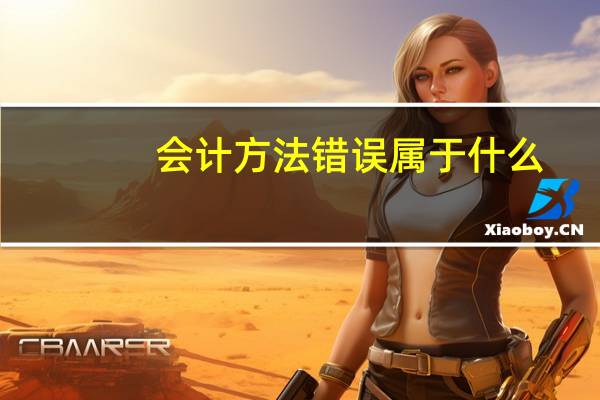 会计方法错误属于什么