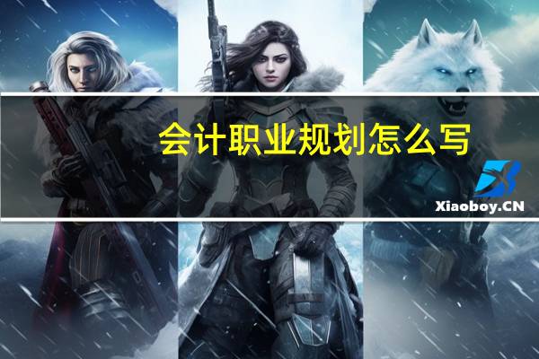 会计职业规划怎么写