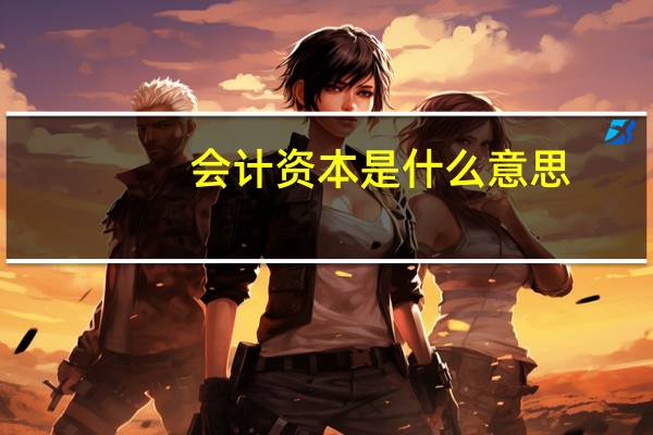 会计资本是什么意思
