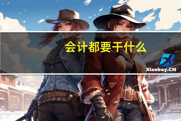 会计都要干什么