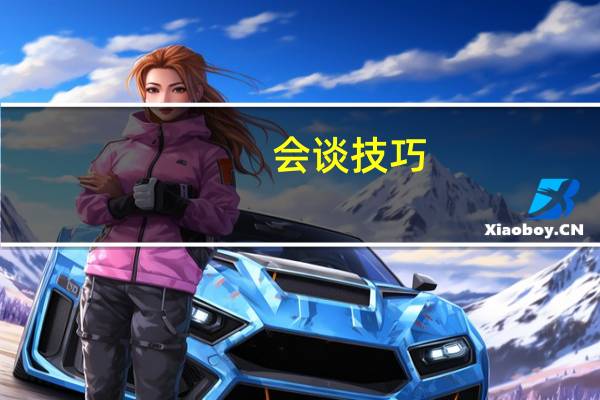 会谈技巧