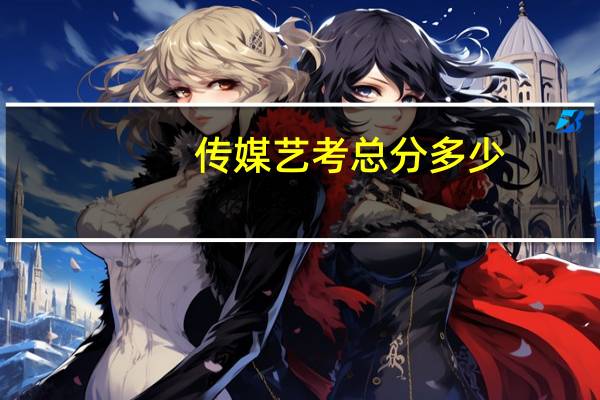 传媒艺考总分多少