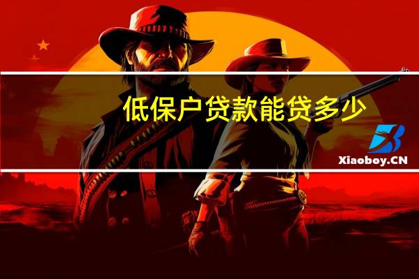 低保户贷款能贷多少