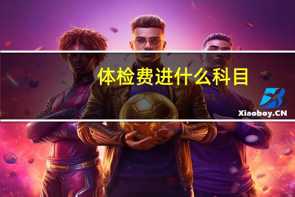 体检费进什么科目