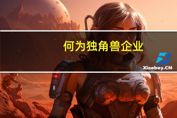 何为独角兽企业