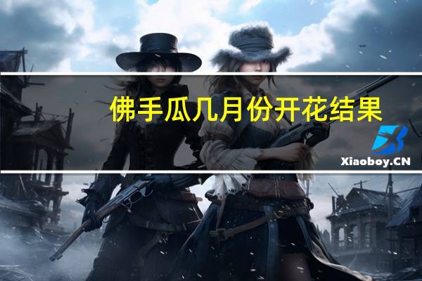 佛手瓜几月份开花结果
