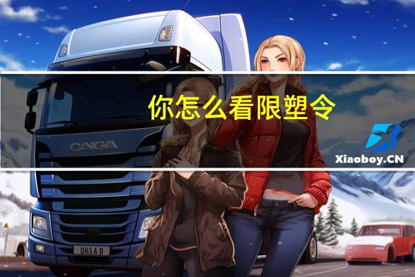 你怎么看限塑令
