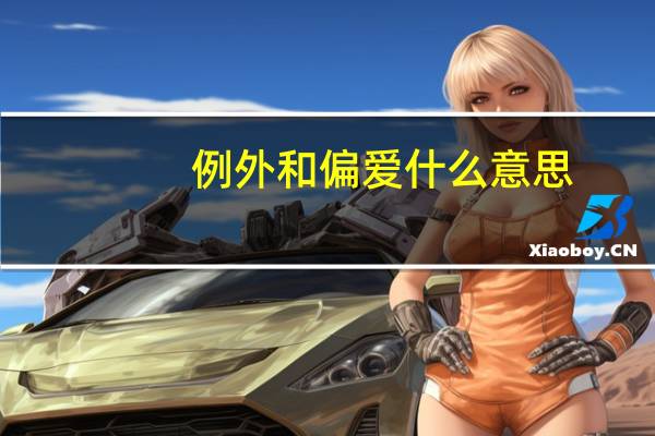 例外和偏爱什么意思