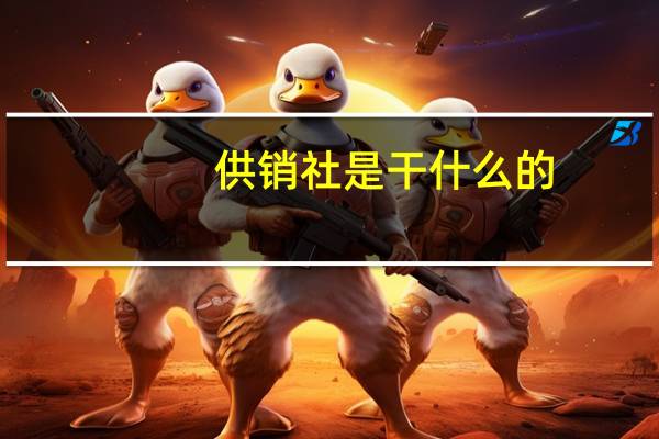 供销社是干什么的