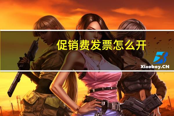 促销费发票怎么开