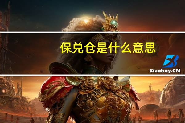 保兑仓是什么意思