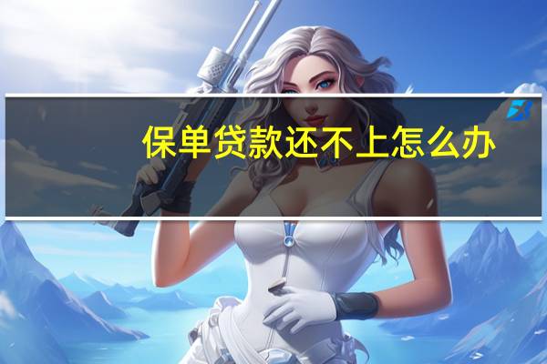 保单贷款还不上怎么办