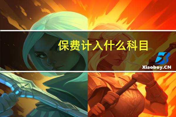 保费计入什么科目