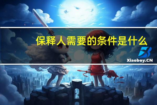 保释人需要的条件是什么