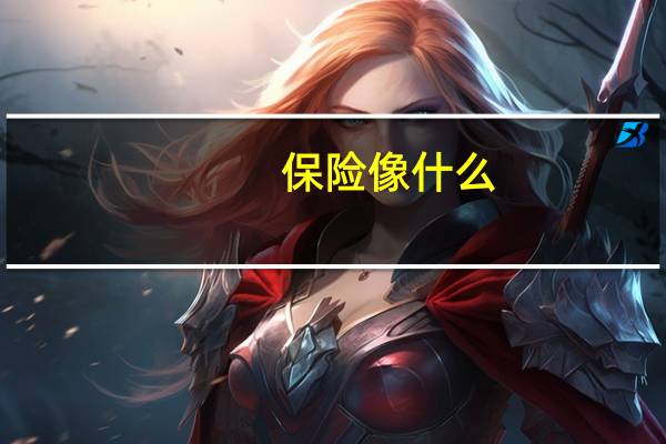 保险像什么
