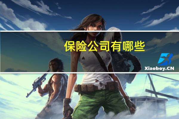 保险公司有哪些