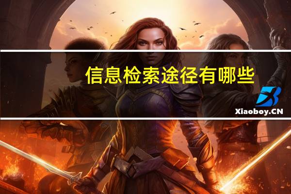 信息检索途径有哪些