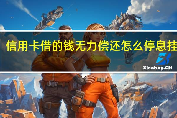 信用卡借的钱无力偿还怎么停息挂账呢