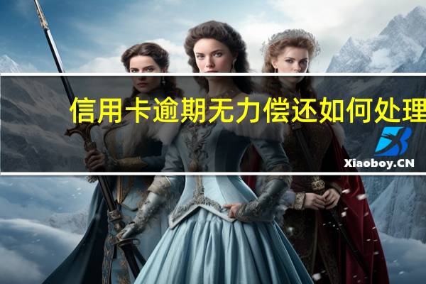 信用卡逾期无力偿还如何处理