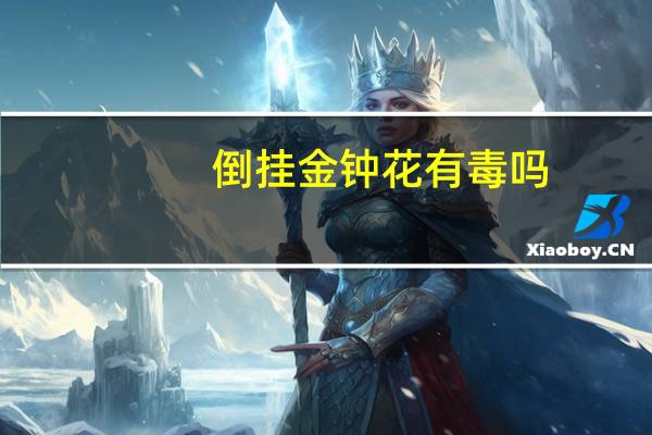 倒挂金钟花有毒吗