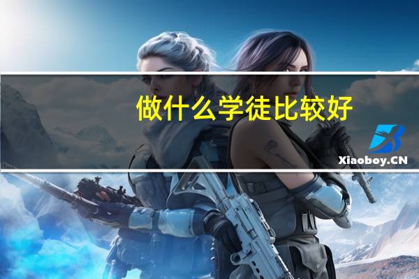 做什么学徒比较好
