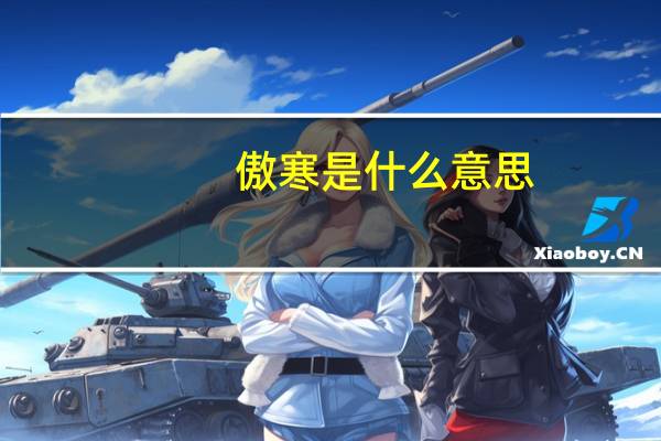 傲寒是什么意思