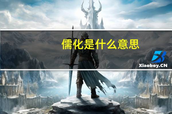 儒化是什么意思