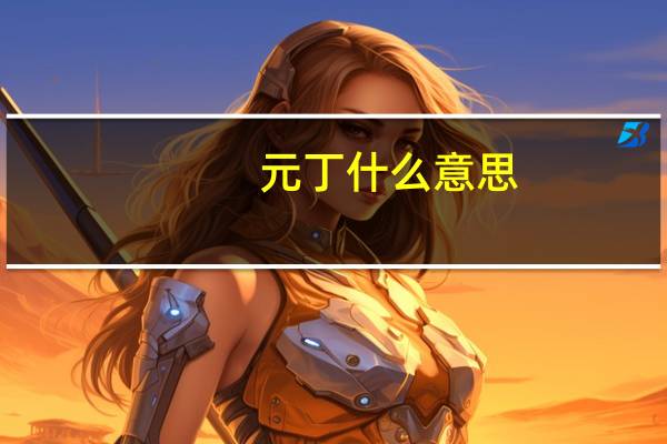 元丁什么意思
