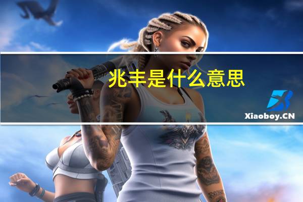 兆丰是什么意思