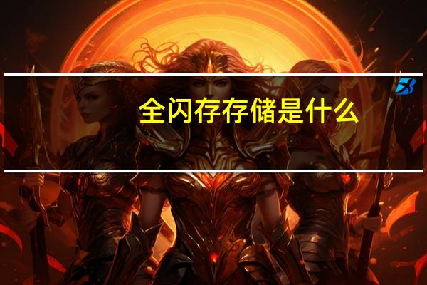 全闪存存储是什么