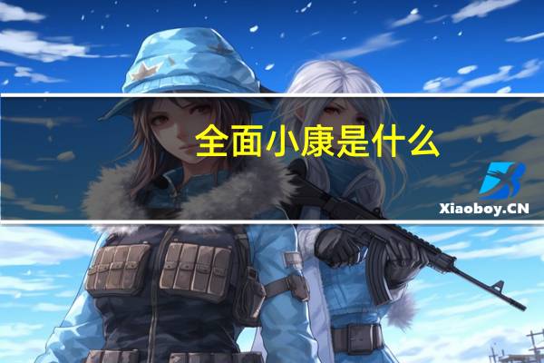 全面小康是什么