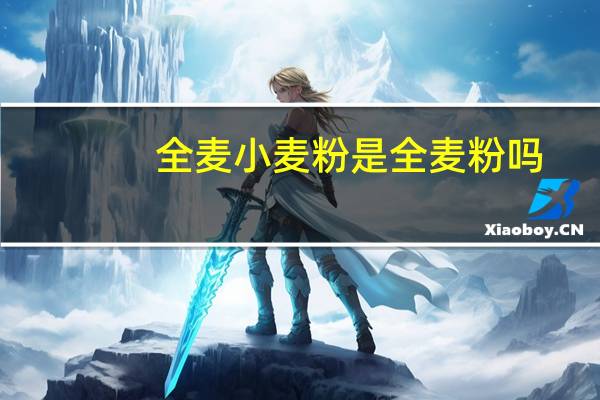 全麦小麦粉是全麦粉吗