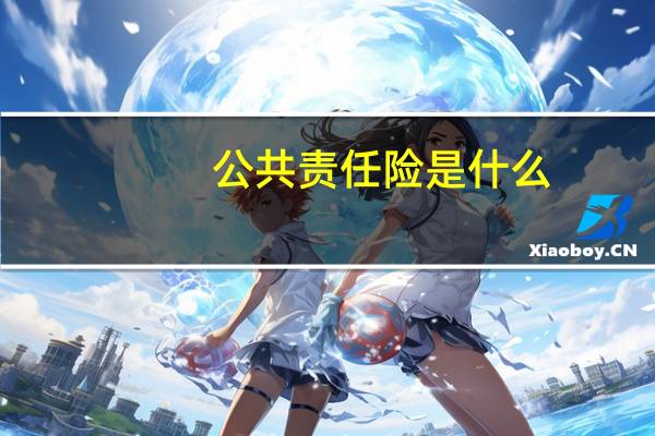 公共责任险是什么