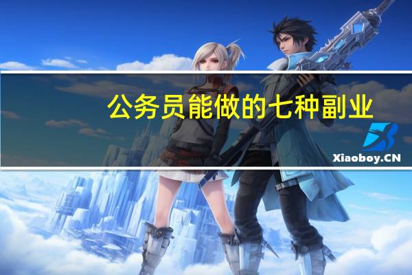 公务员能做的七种副业