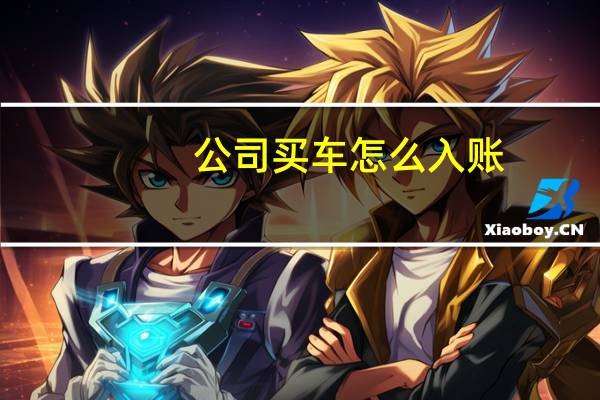 公司买车怎么入账