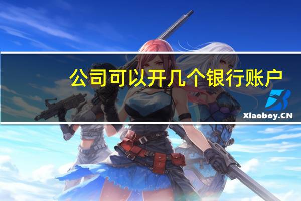 公司可以开几个银行账户