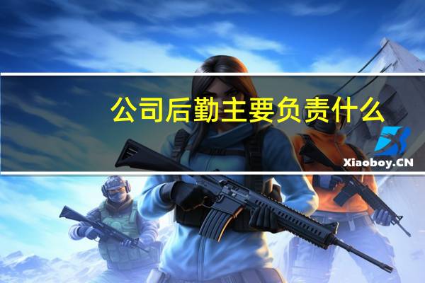 公司后勤主要负责什么