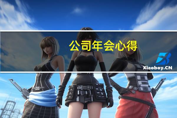 公司年会心得