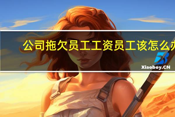 公司拖欠员工工资员工该怎么办