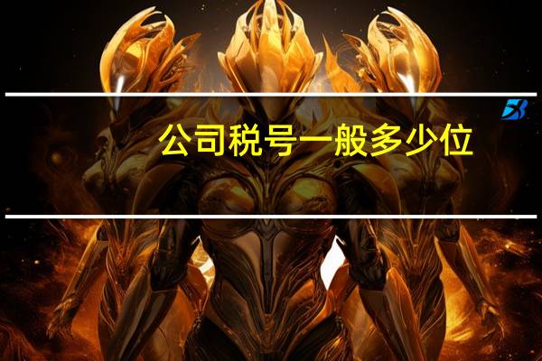 公司税号一般多少位