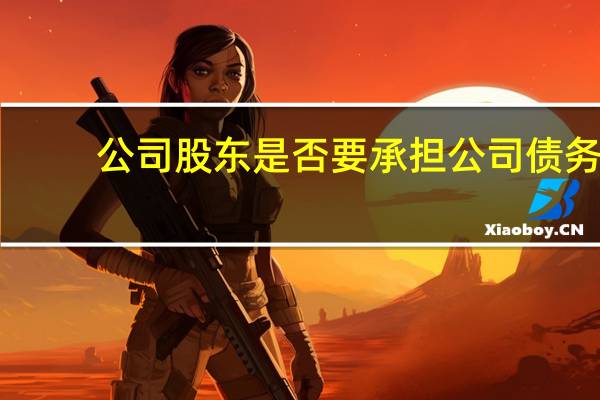 公司股东是否要承担公司债务