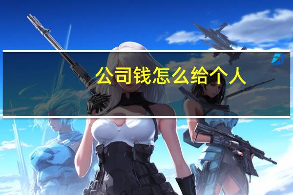 公司钱怎么给个人
