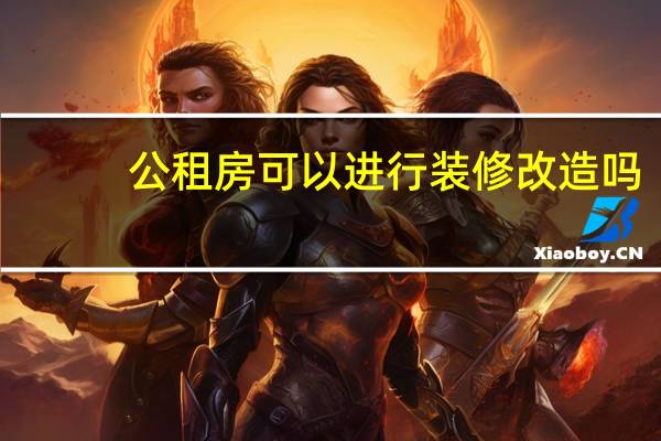 公租房可以进行装修改造吗