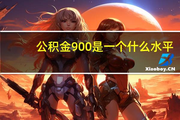 公积金900是一个什么水平