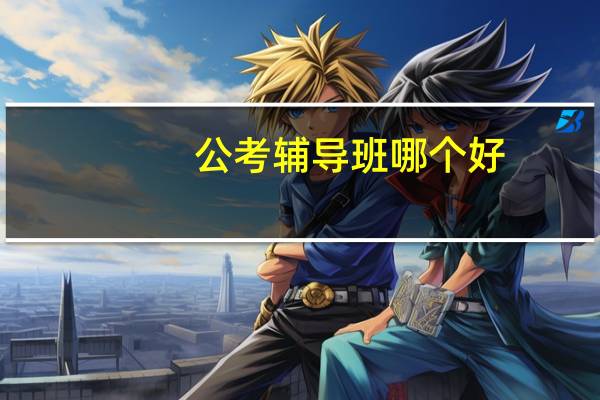 公考辅导班哪个好