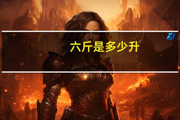 六斤是多少升