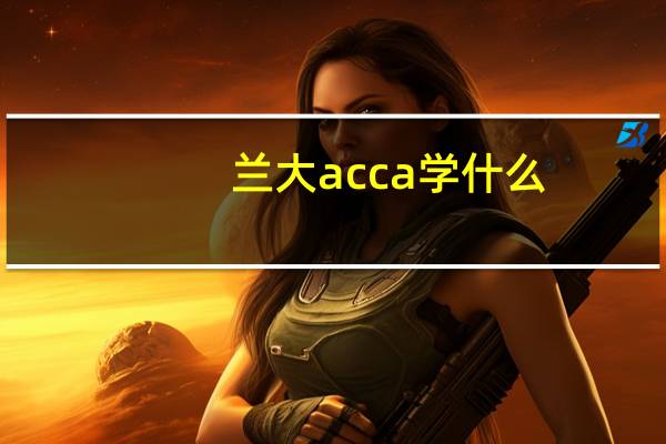兰大acca学什么