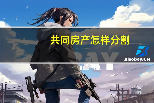 共同房产怎样分割