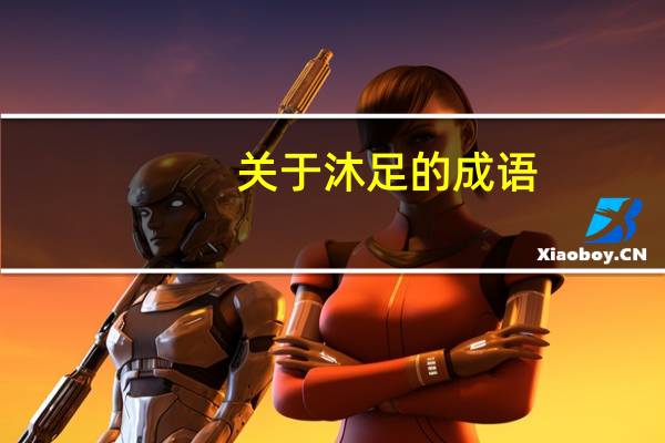 关于沐足的成语