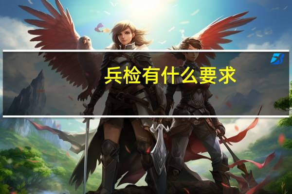 兵检有什么要求
